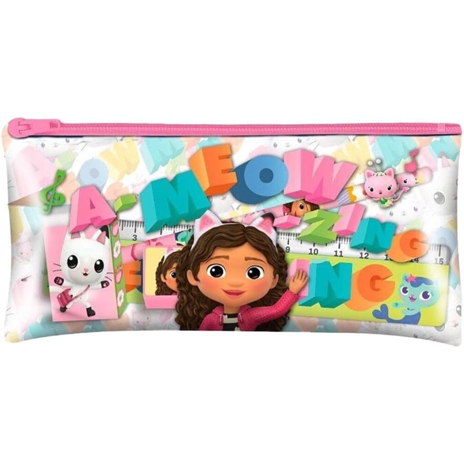 Kids Licensing Set Papeleria Estuche Casa de Muñecas de Gabby