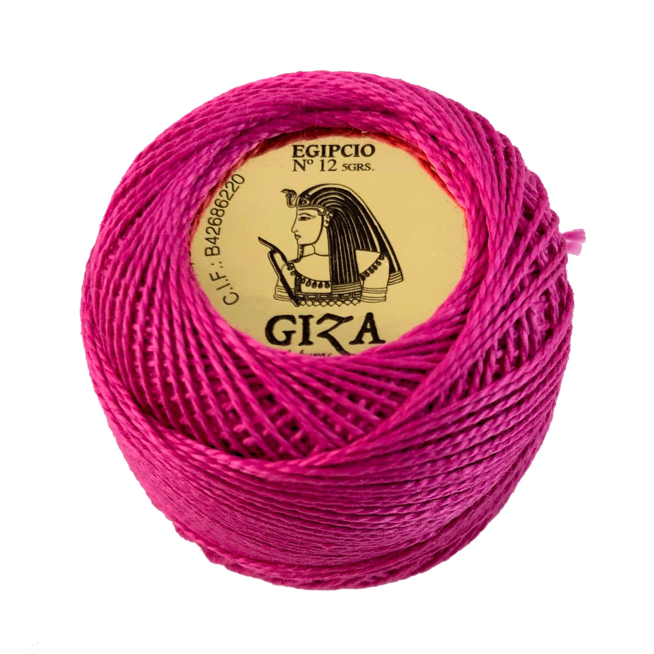 Ovillo de Algodón 100% Giza 5gr Nº12 - Blanco, Crudo y Colores Sólidos