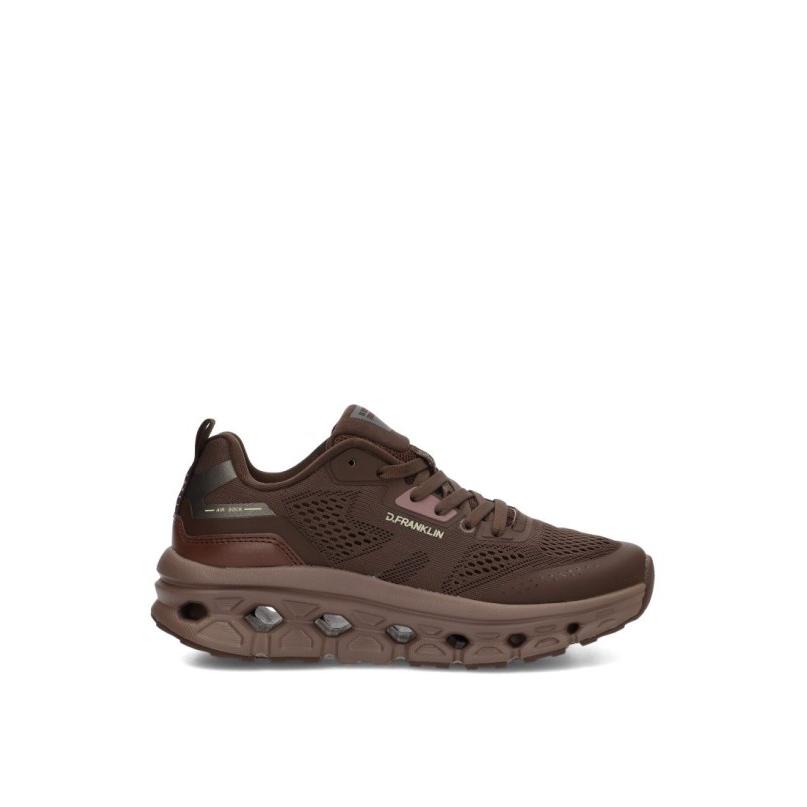Zapatillas Casual D´franklin - Mujer - Suela Doble - Modelo Dfsh401003 - Color Bronce