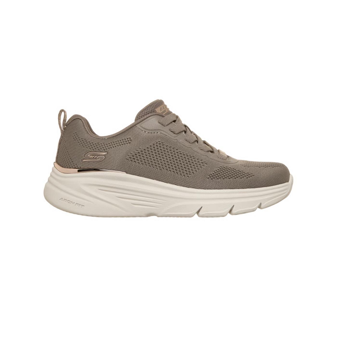 Zapatillas skechers bobs arch fit elev8 marrón de mujer.