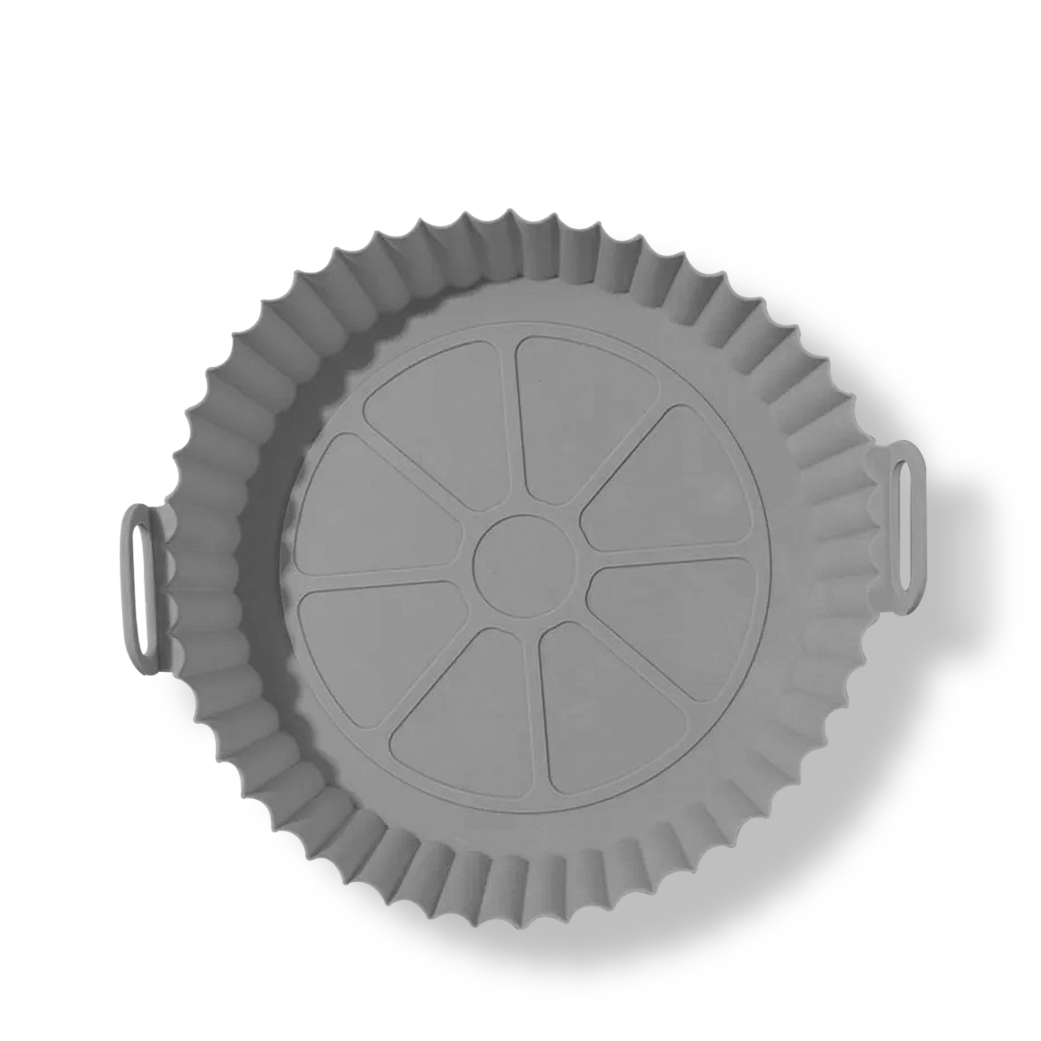 DAM. Molde silicona con asas especial freidora de aire. 20x17x5 cms. Grado alimentario. 20x20x5cm.