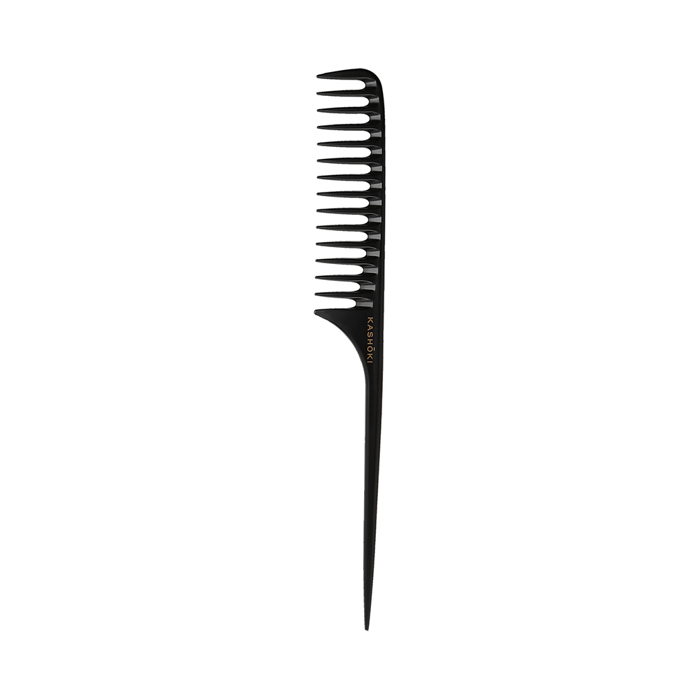 Kashōki Widely Teeth Tail Comb 450 - peine de cola de dientes anchos