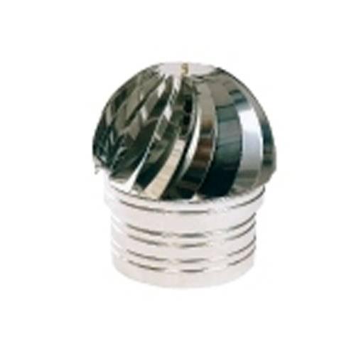 DAKOTA Sombrerete giratorio Ghibli Inox 304 Ø120mm - Piezas de Chimenea - Alta Calidad