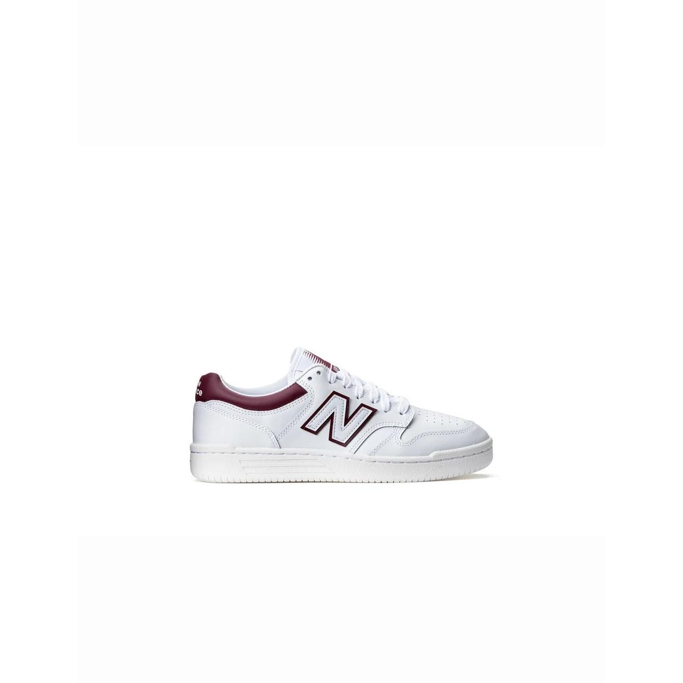Zapatillas New Balance 480 Blanco Granate - Diseño Moderno