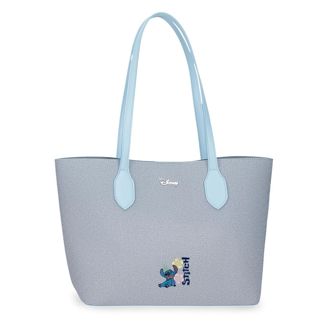Bolso tote Tiki Stitch 31 cm x 25,5 cm x 11,5 cm Denim