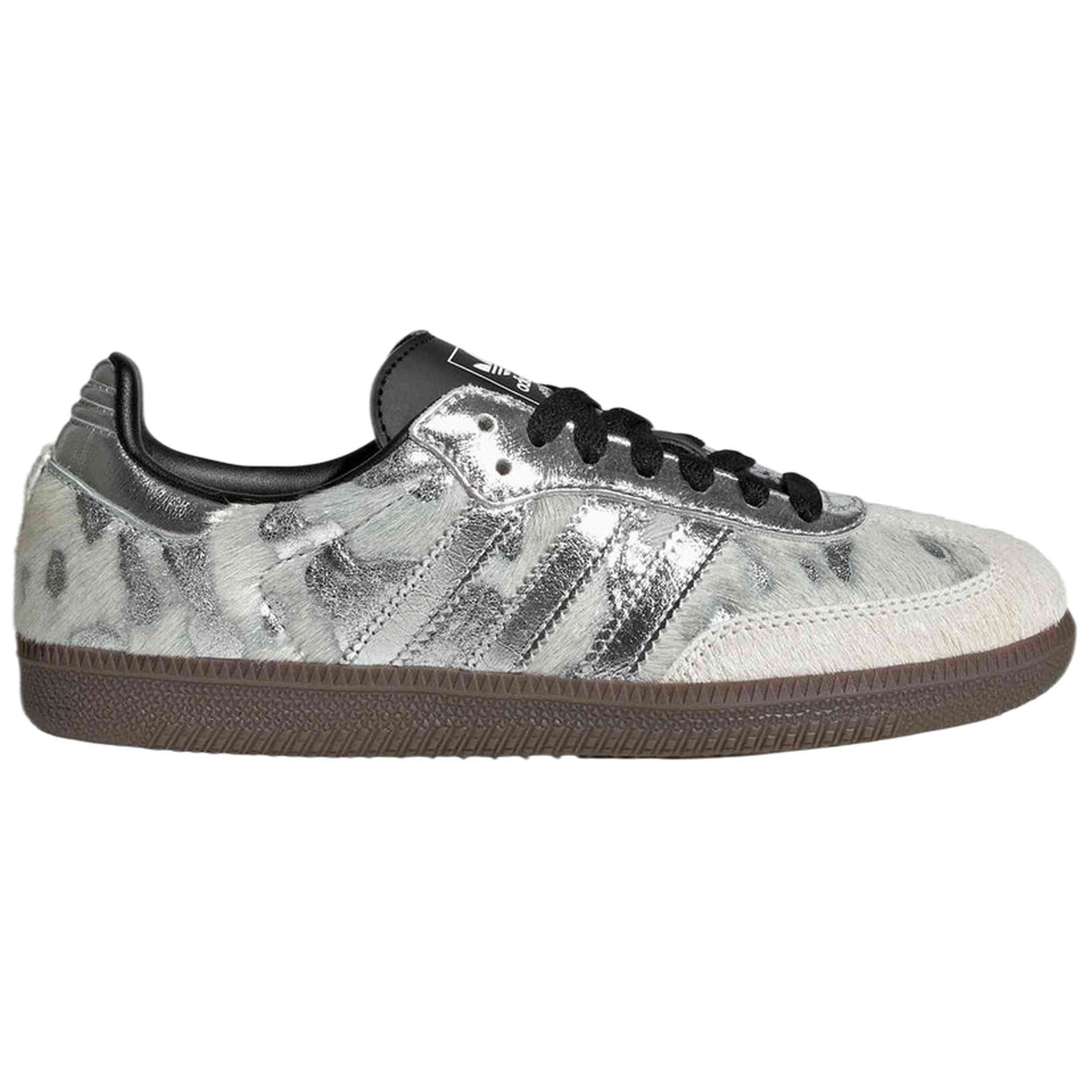 Zapatillas Adidas modelo Samba OG "Pony Hair Silver Metallic" para Mujer en color Plateado