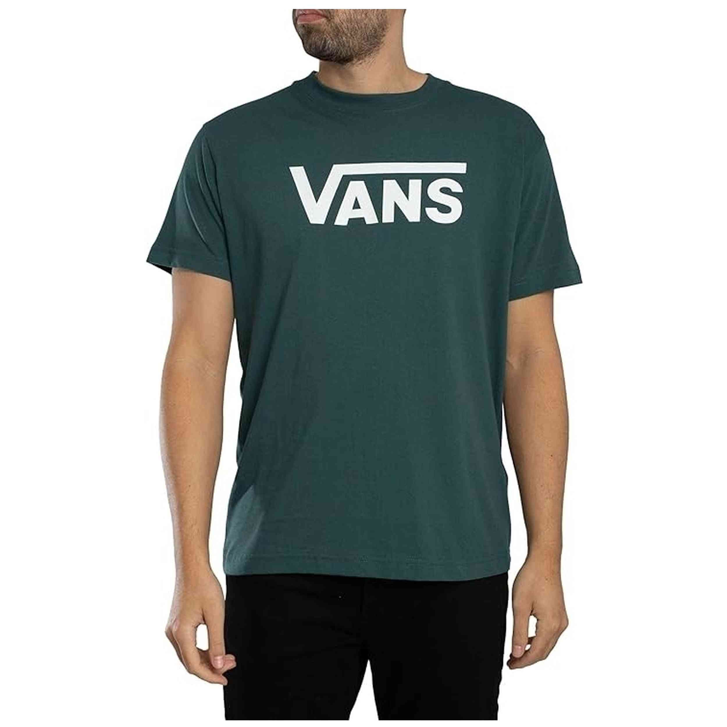 Camiseta De Manga Corta Vans modelo VANS CLASSIC SS TEE Mystic Moss para Hombre en color Verde