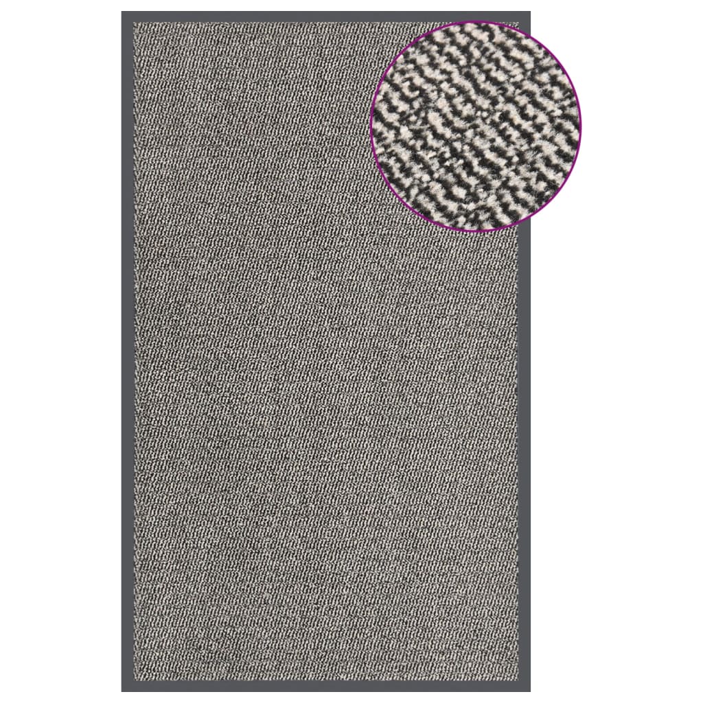 vidaXL Alfombra Entrada Rectangular de Nudo 90x150cm Casa Decoración Color Antracita,  Azul,  Negro y mas