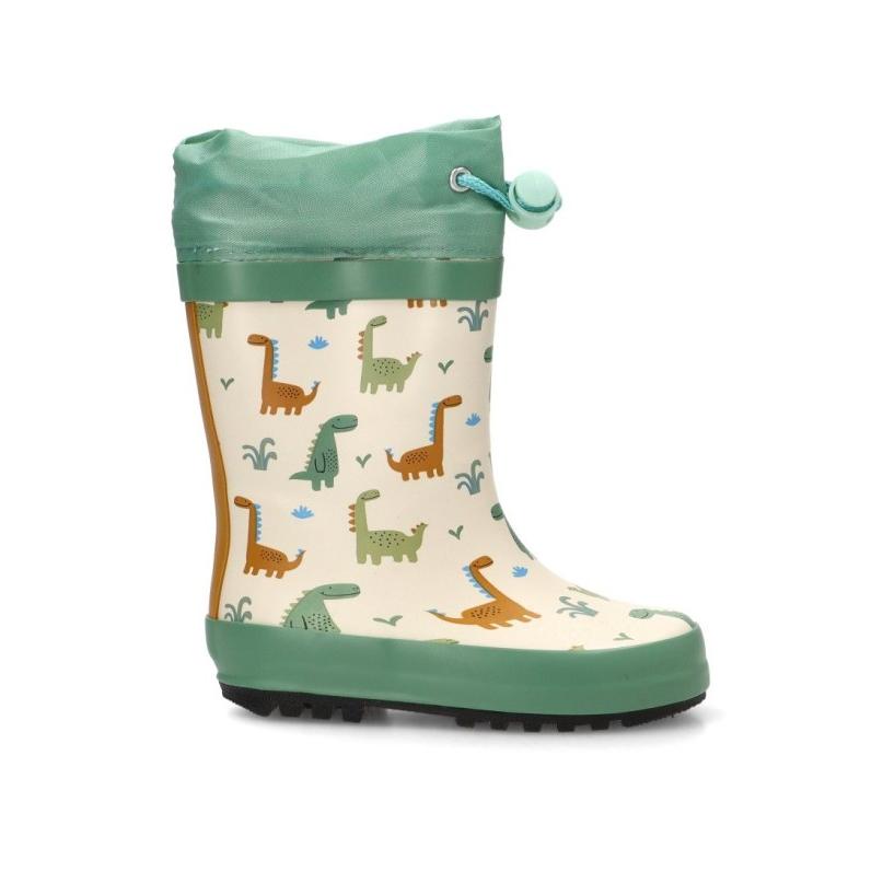 Bota Y Botin Agua Bubble Bobble - Niño - Suela Plana - Modelo C1899 - Color Verde
