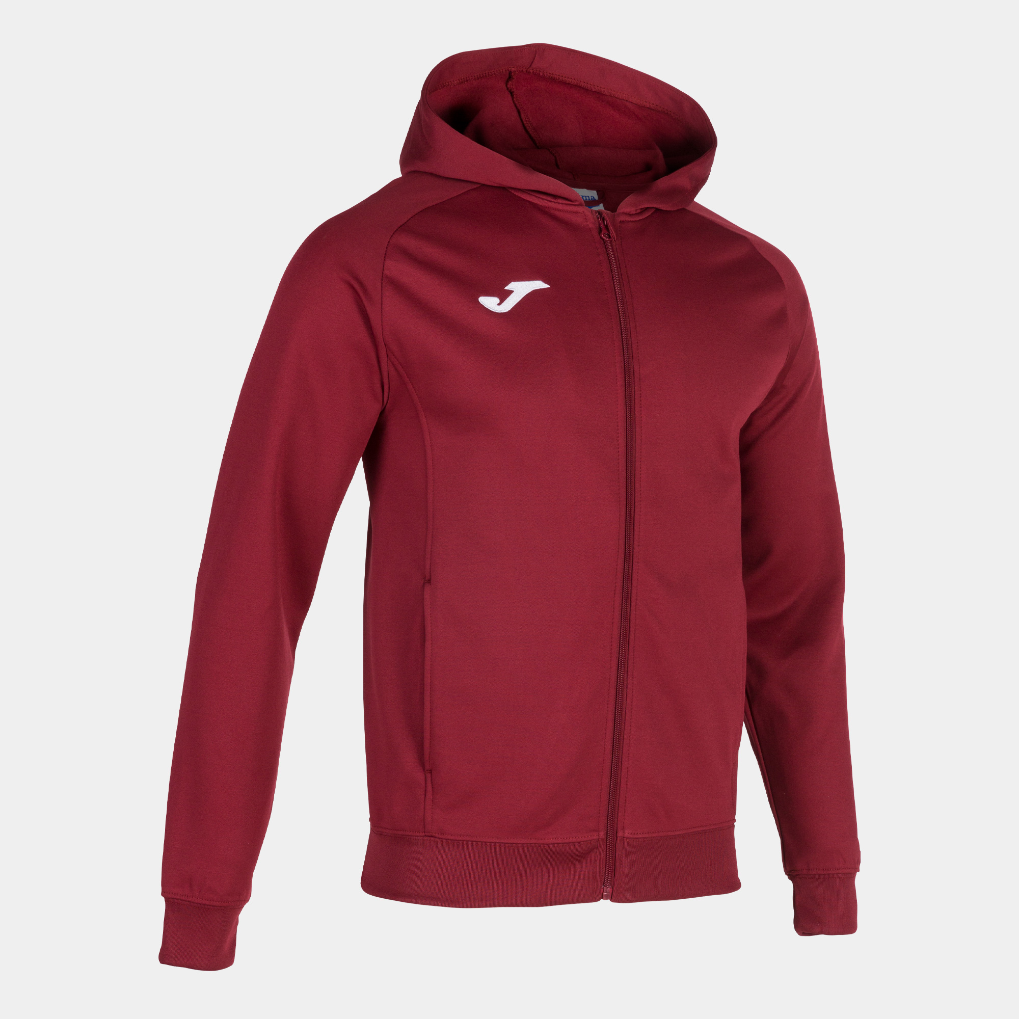 JOMA CHAQUETA CON CAPUCHA MENFIS BURDEOS Talla 6XS Niño Junior