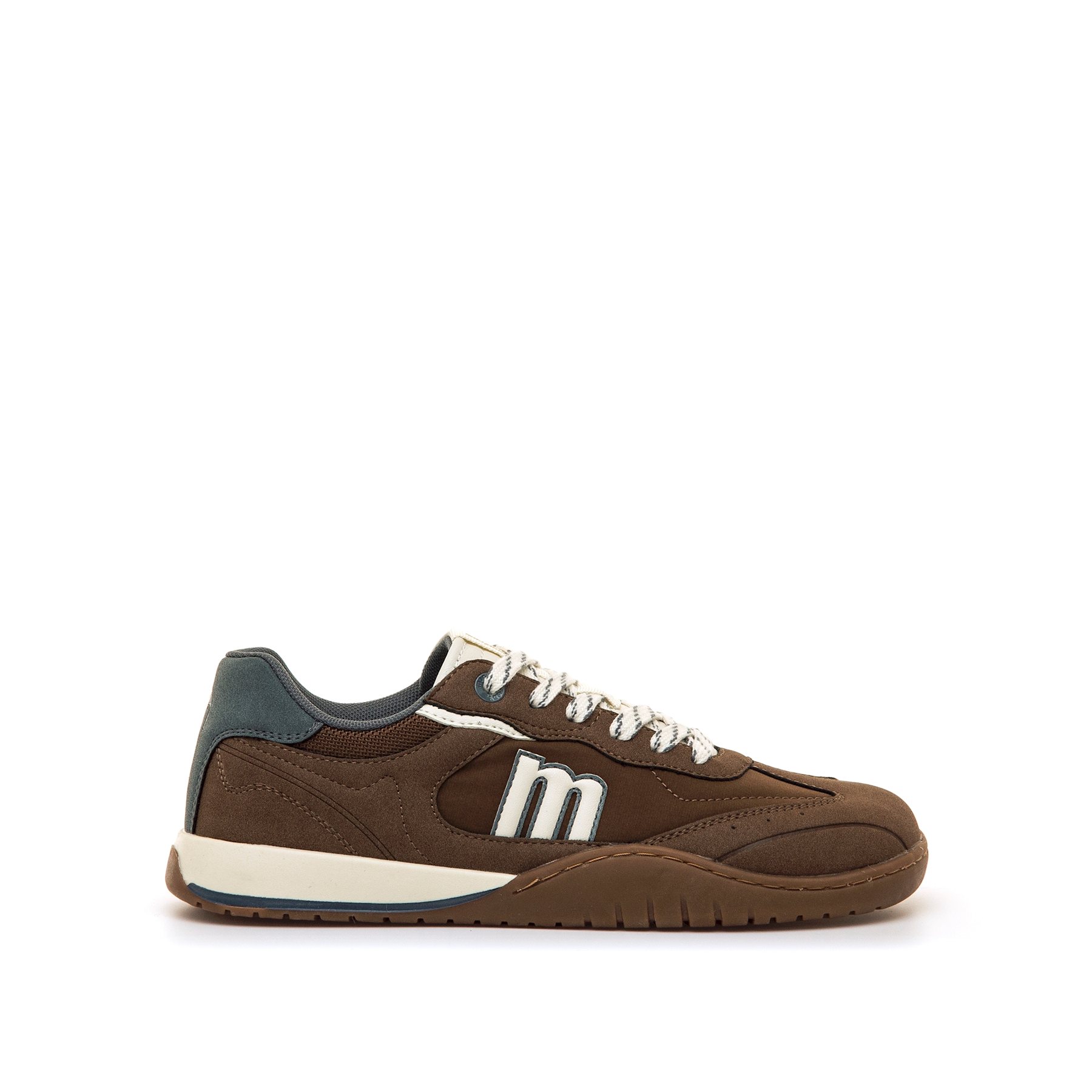 Mustang-MTNG deportivas barefoot hombre free orbit marron con cierre cordones y tipo de puntera redonda