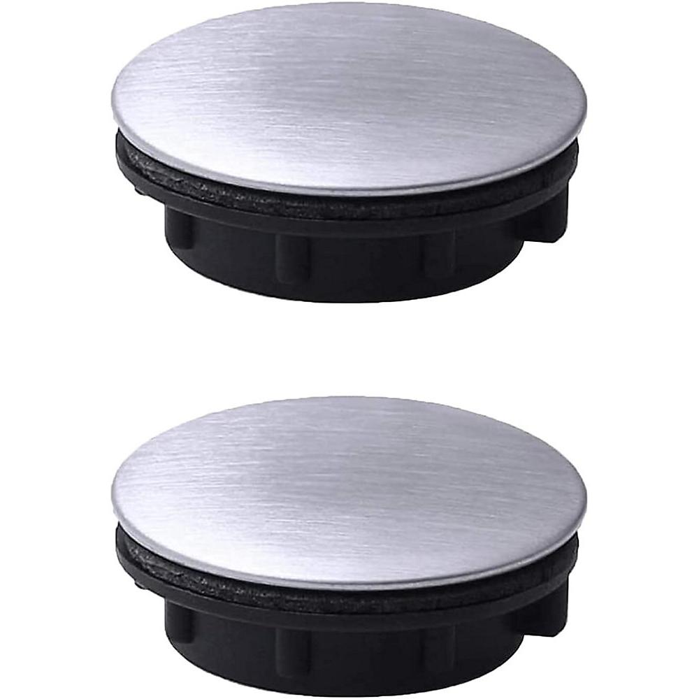 CA Direct Power SARL 2 piezas Tapa de orificio de cinta para fregadero Tapa de orificio de grifo de acero inoxidable Tapón de placa de orificio para fregadero o
