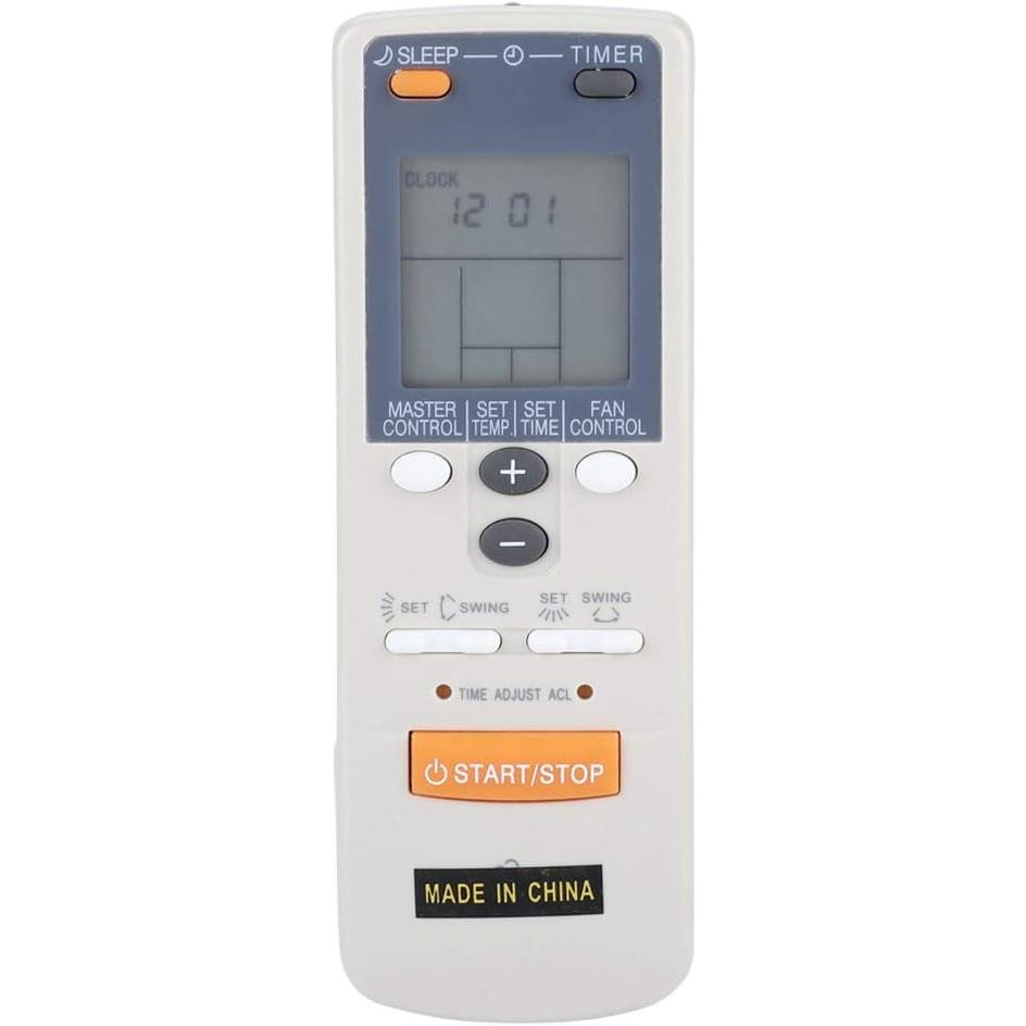 CA Control remoto de aire acondicionado Fujitsu, control remoto inteligente sensible de larga distancia para Fujitsu AR-jw1 Arjw2(1PC)