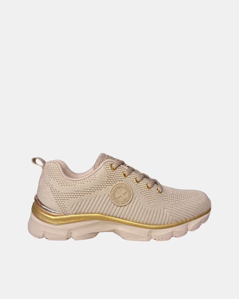 XTI 120767 Zapatillas Bajas Mujer Beige