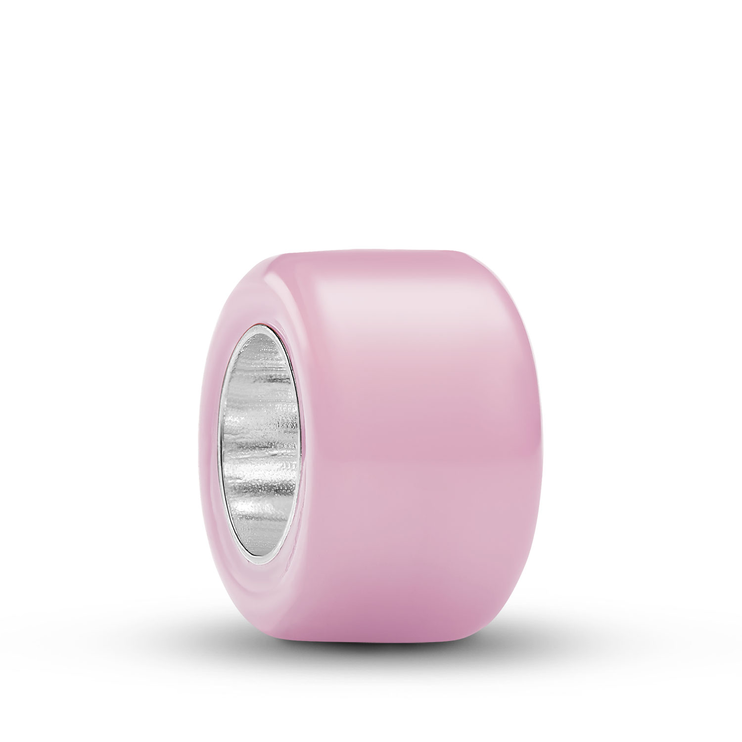 Pandora Charm en plata de ley Cristal de Murano Rosa 794773C05 , para Mujer