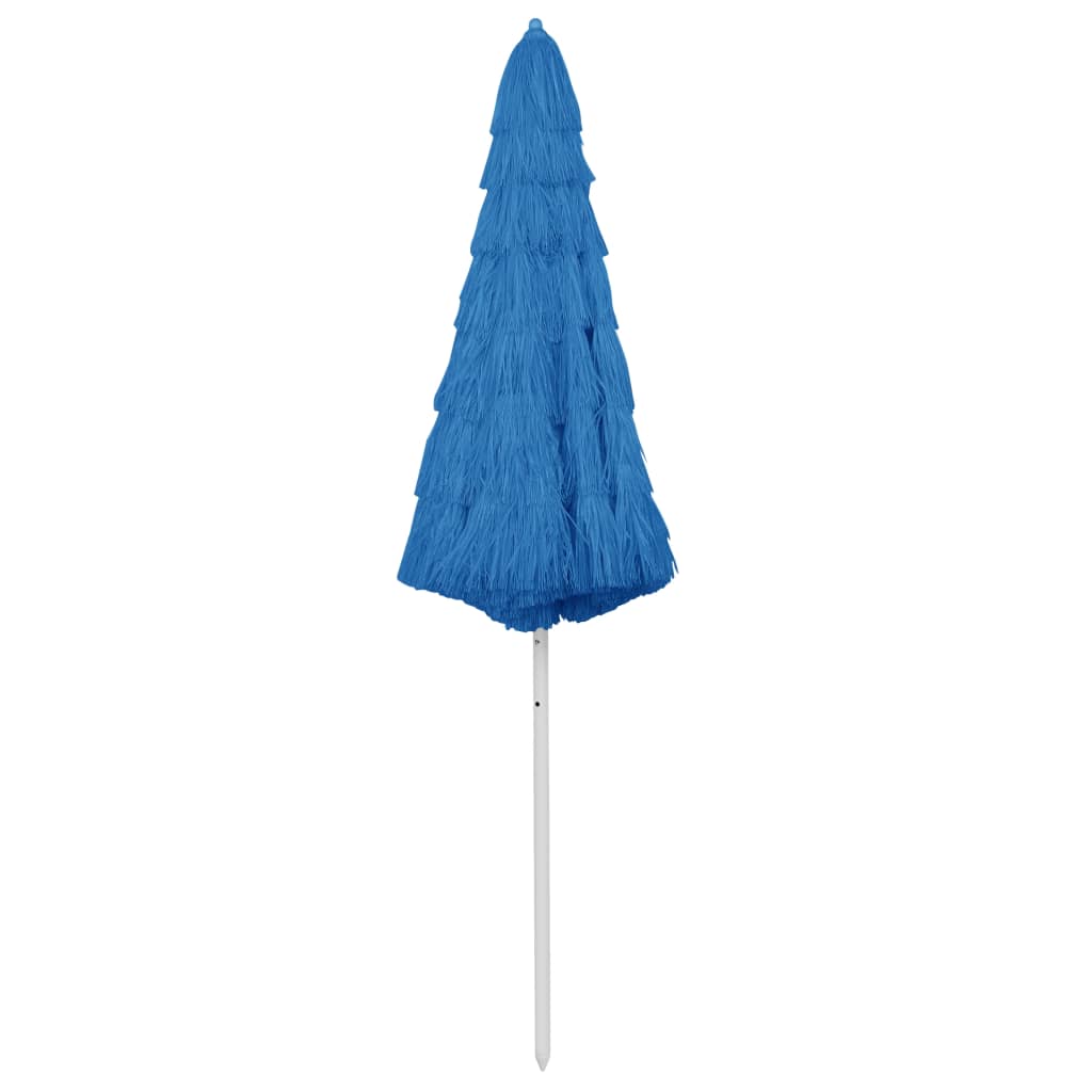 vidaXL Sombrilla de playa Hawaii 300 cm Color Azul, Verde,