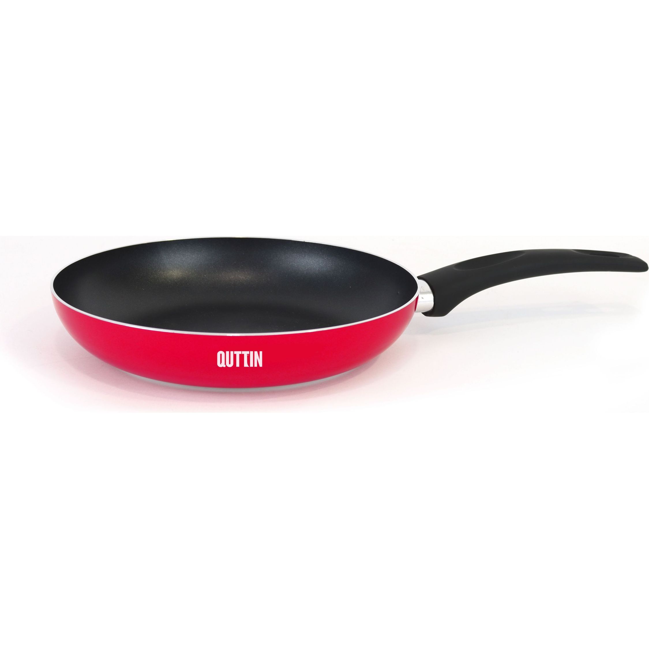 Quttin - Sartén Roja Soft TInfinity 24 cm Quantum - Antiadherente y Resistente