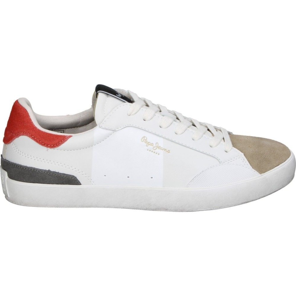 ZAPATOS PEPE JEANS PMS00017-803 CABALLERO BLANCO