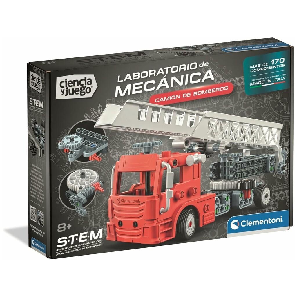 Ciencia y Juego Laboratorio de Mecánica Camión de Bomberos Construcción Clementoni
