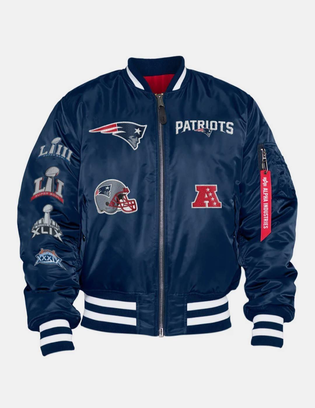 New Era - Chaqueta England Patriots en Colaboración con Alpha Industries