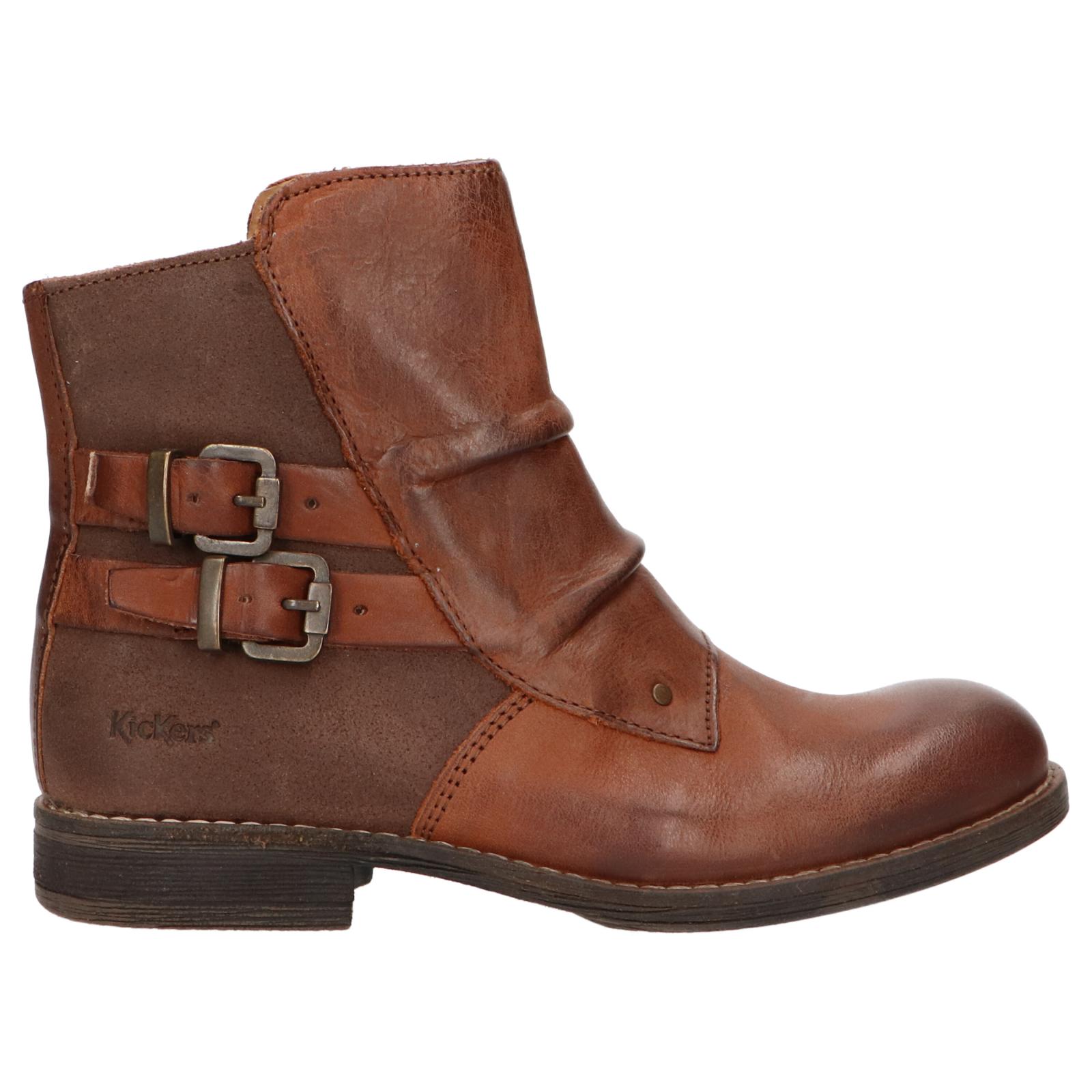 Kickers women's and girls and boys boots 572701 -30 smatchy 9 brown