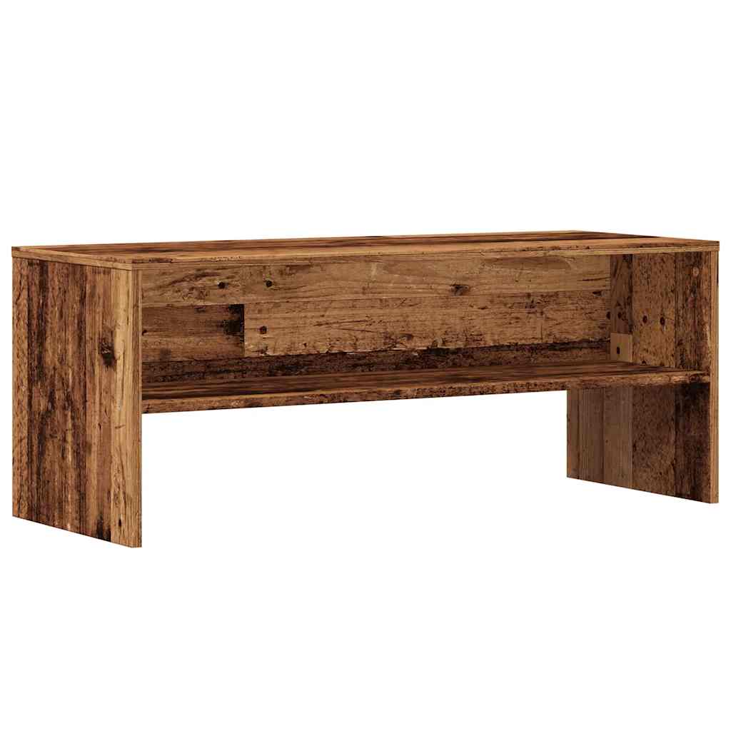 vidaXL Mueble para TV madera contrachapada madera vieja 100x40x40 cm