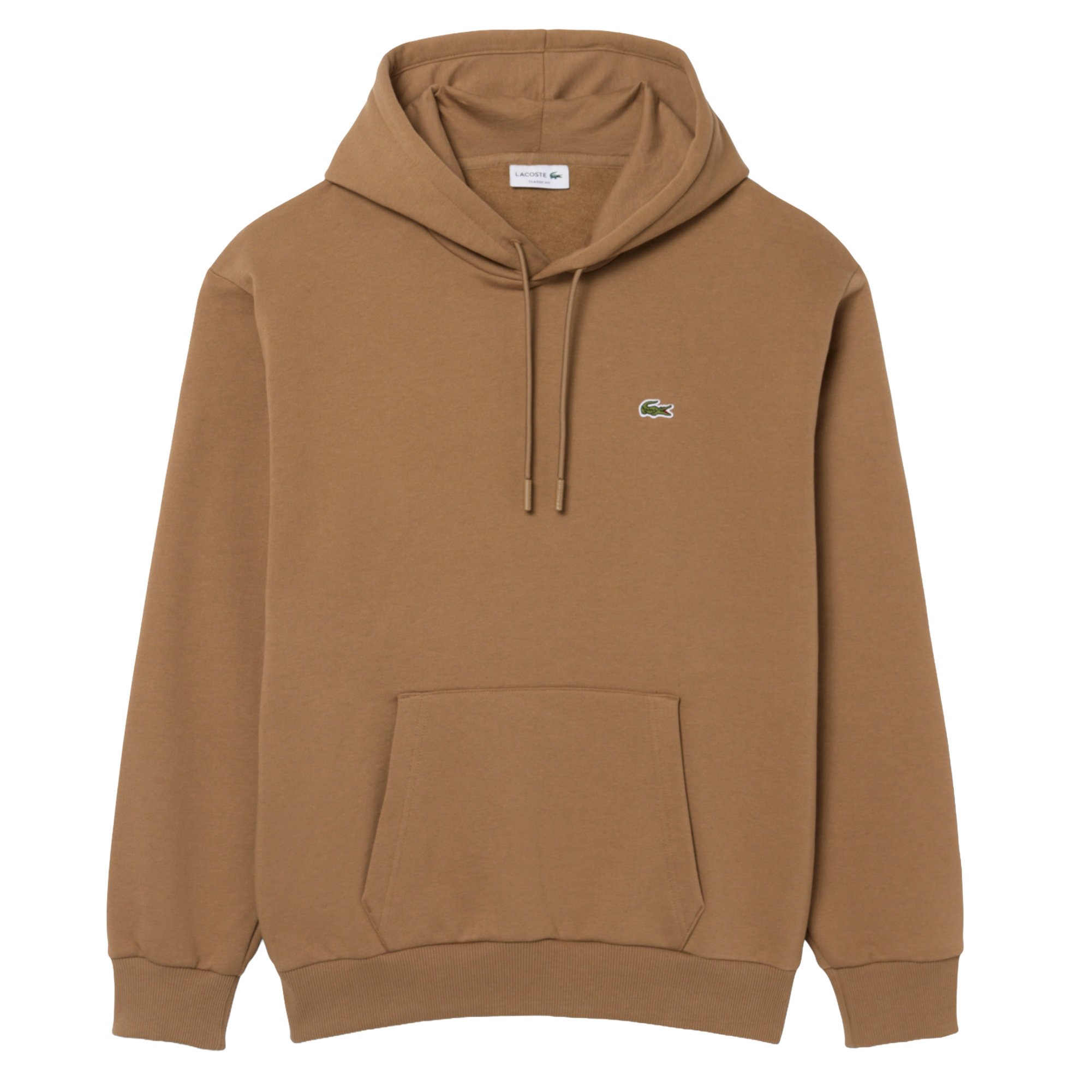 LACOSTE Sudadera con capucha para hombre - Sudadera de felpa, corte regular