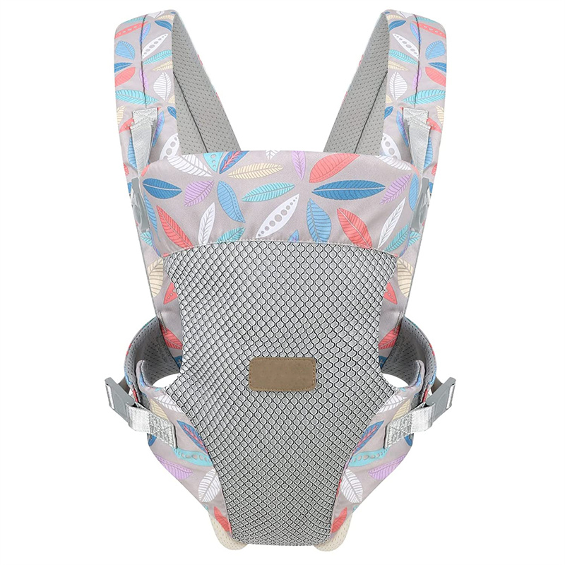 El portabebés está diseñado para niños y cuenta con mini correas de hombro que pueden girar 360° tanto en la parte delantera como en la trasera.