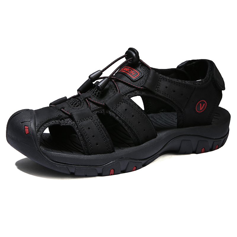 CA Zapats Casuales de Verano para Hombres y Mujeres Sandalias Transpirables con Suela Gruesa y Cierre de Punta Aqua para Senderismo y Pesca