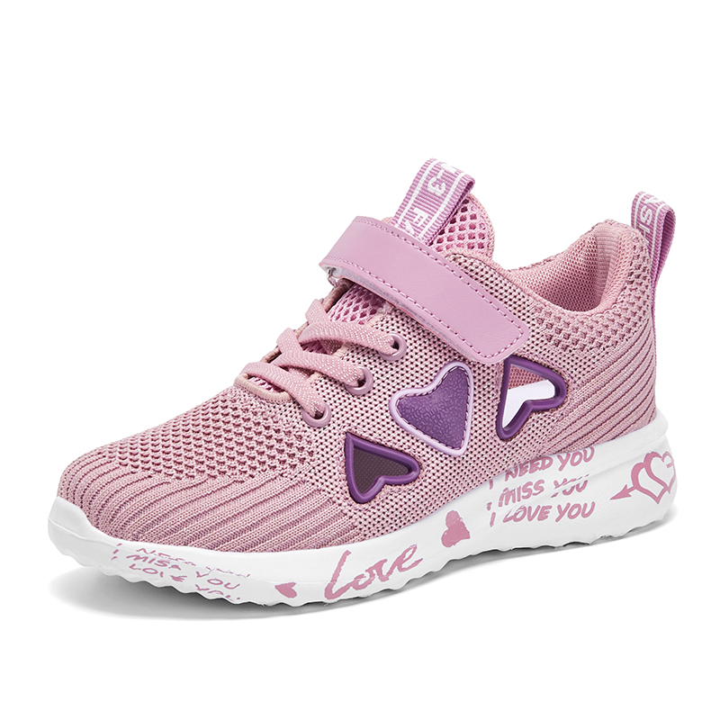 TK Zapatos informales a la moda para niñas, zapatillas tranirables de malla ligera para niños, Tenis de verano para niños, bonitos zapatos deportivos para correr con dibujos animados