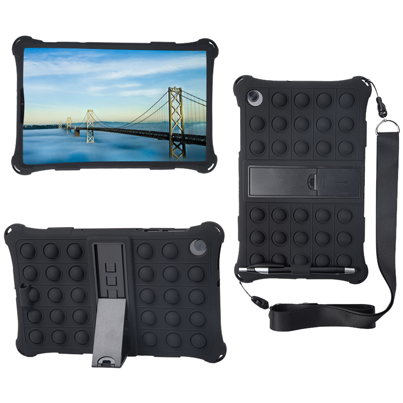 TK Funda de burbuja suave para Lenovo Tab M10 Plus, 10,6, 10,3, tercera generación, 10,1 pulgadas, TB-X606, X306, TB-328F, funda con soporte para tableta, TB-125F
