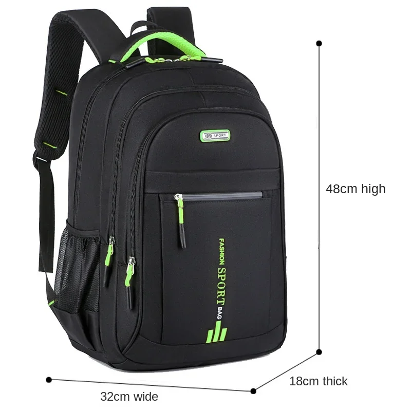 TK Mochila escolar Oxford impermeable, bolsa de ordenador de negocios, mochila de viaje informal, bolsa escolar para estudiantes de secundaria