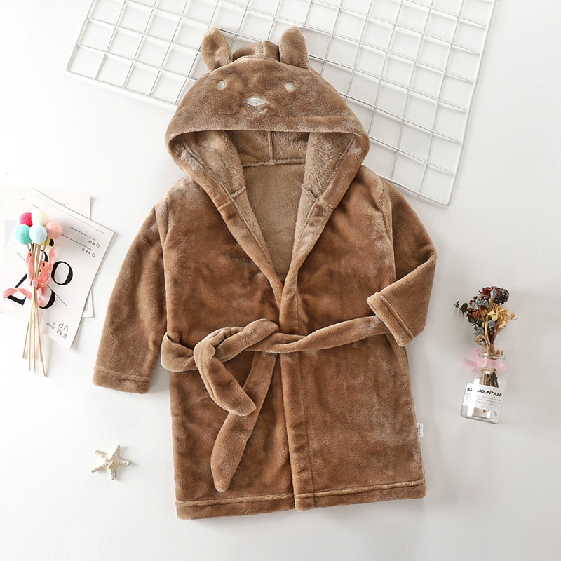 TK Ropa de dormir para Bebés, Bata para niños, Pijamas Lindos para el hogar, Invierno