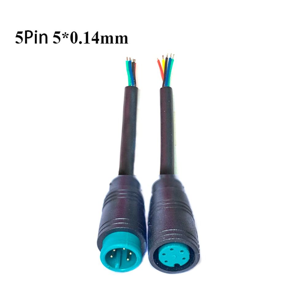 TK M8 Cable opcional para Ebike, Base de Pin de pantalla, conector impermeable, 2, 3, 4, 5, 6 pines