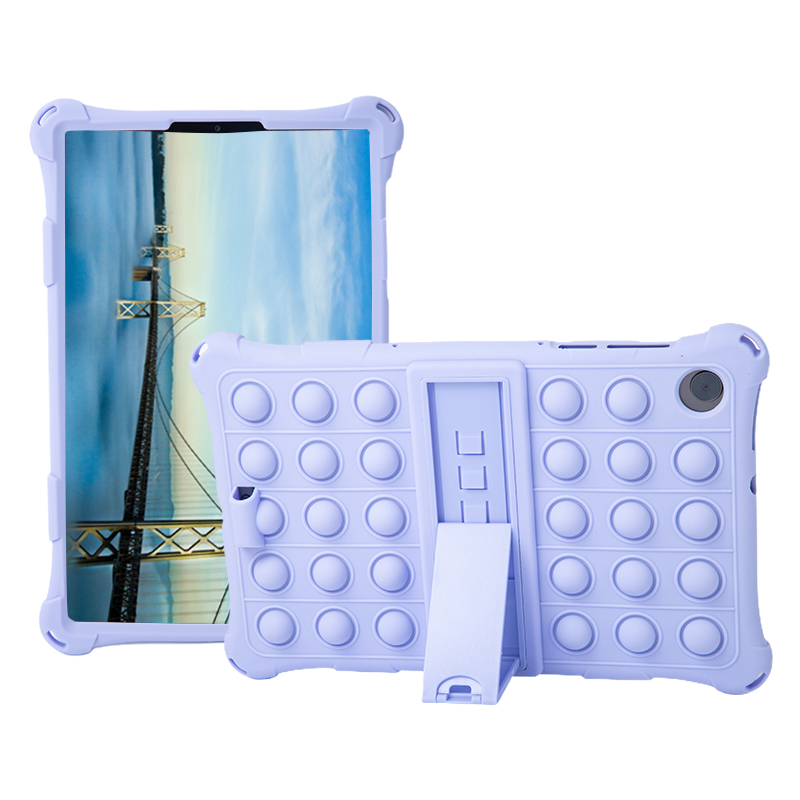 ZE Funda de burbuja suave para Lenovo Tab M10 Plus, 10,6, 10,3, tercera generación, 10,1 pulgadas, TB-X606, X306, TB-328F, funda con soporte para tableta, TB-125F