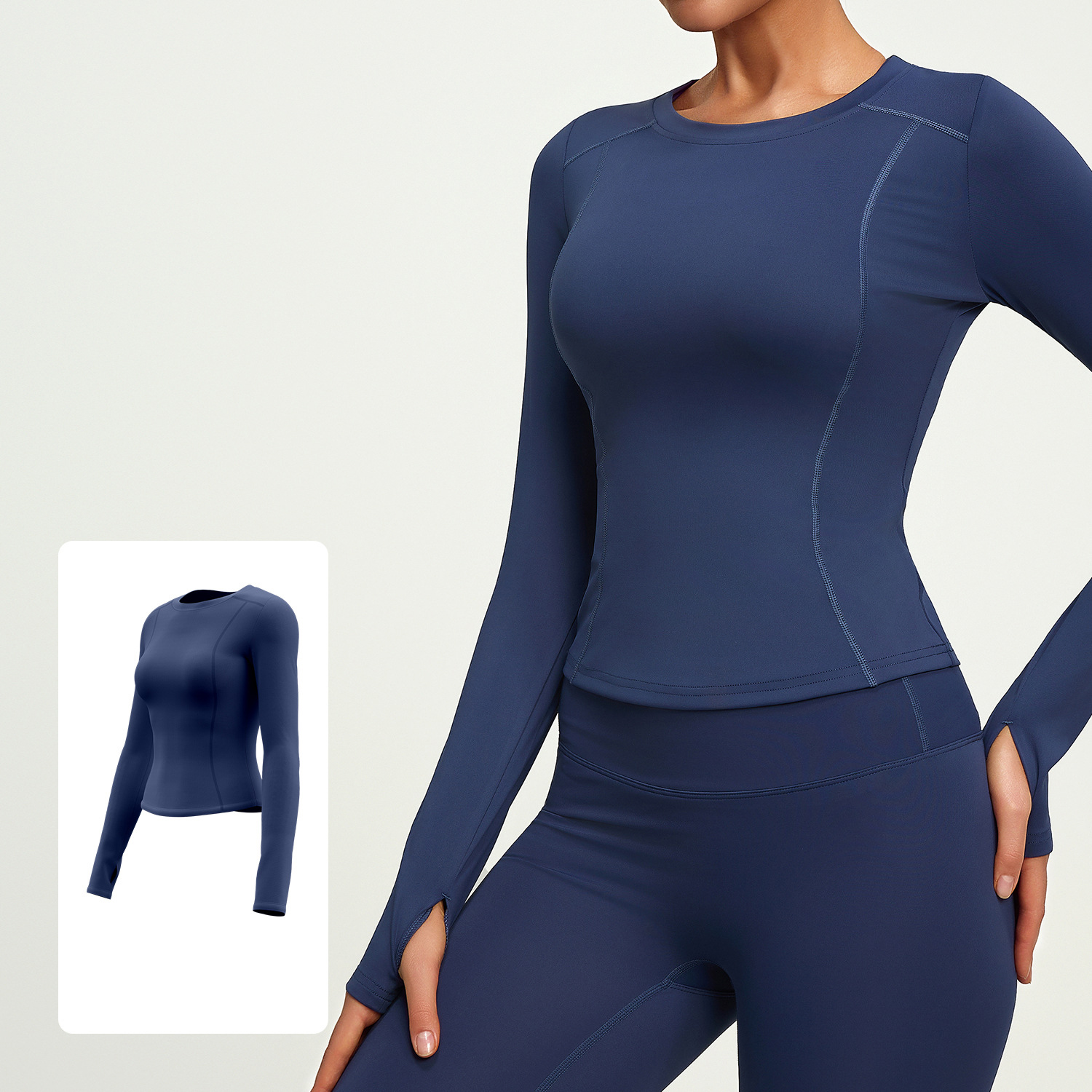 TK Camiseta Deportiva de Manga Larga Ajustada para Otoño, Ropa Deportiva para Mujer, Secado Rápido, para Yoga, Running