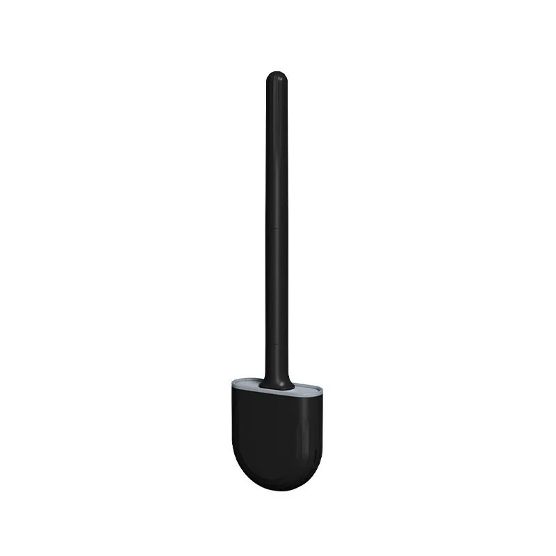 TK Juego de Escobilla de Baño de silicona with Mango Largo extrable, herramienta de Limpieza Doméstica Montada en la comparación, plástico, reulizable