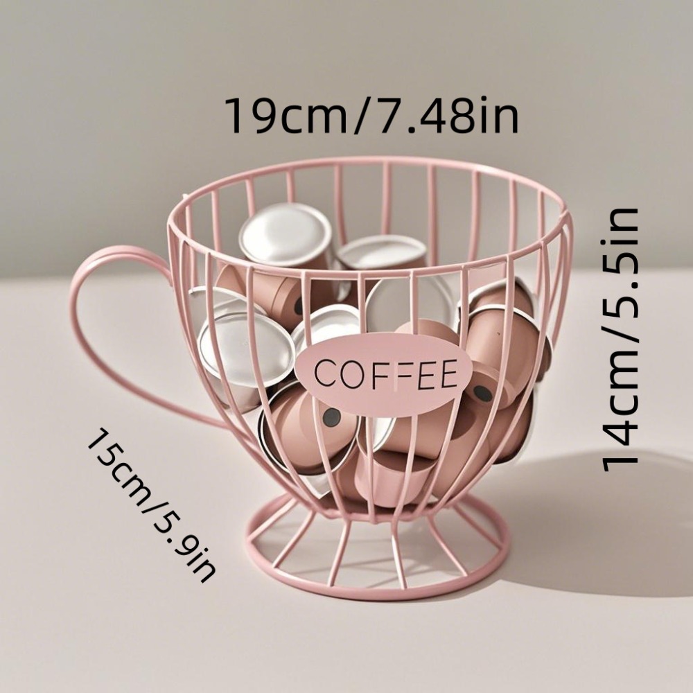 TK Soporte para cápsulas de café de gran capacidad, forma Irregular, soporte para cápsulas de café, decoración del hogar, taza de almacenamiento