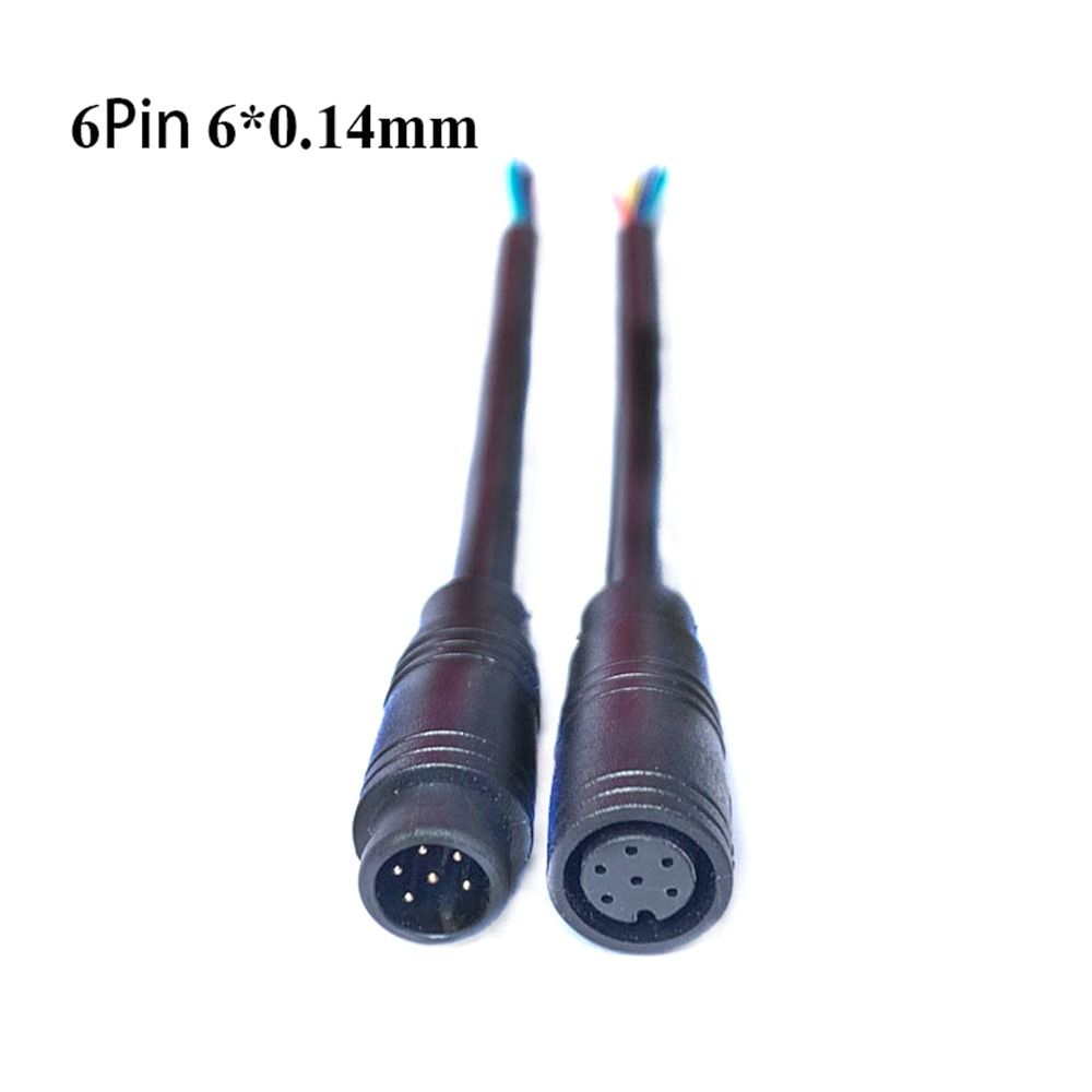 TK M8 Cable opcional para Ebike, Base de Pin de pantalla, conector impermeable, 2, 3, 4, 5, 6 pines