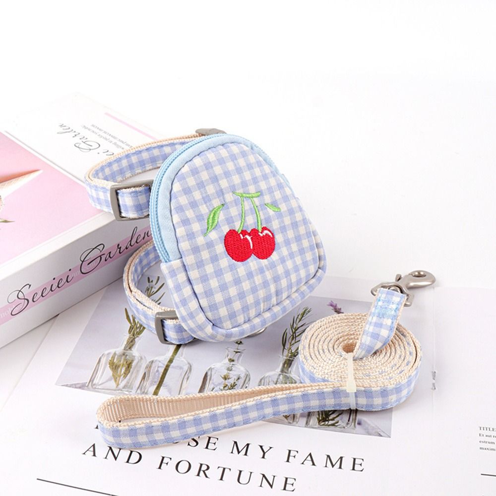 CA Bolsa de Transporte de trackión funcional para mascotas, Collar Halter para Perros y Gatitos, mochipa para Gatos, Bolsa de Correa para Perros