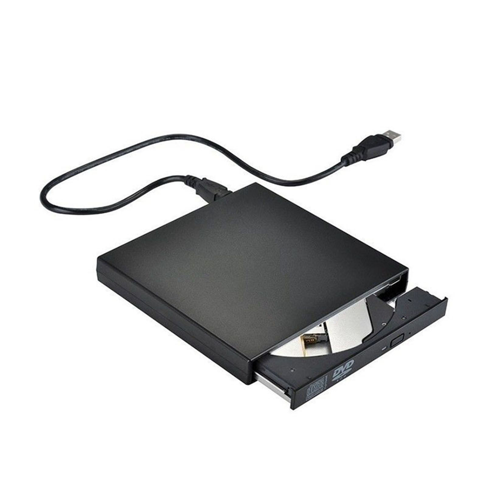 Reproductor de DVD externo USB para PC y portátil, Unidad de reproducción de CD RW