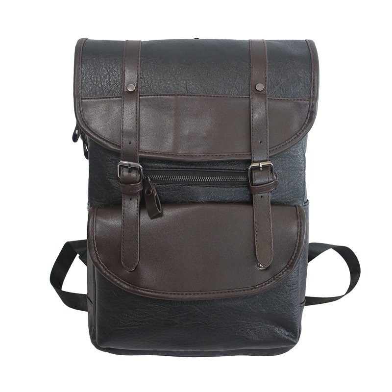 TK Simple and retro business computer bag for men of 17.3 inches, large capacity backpack for fashion travel