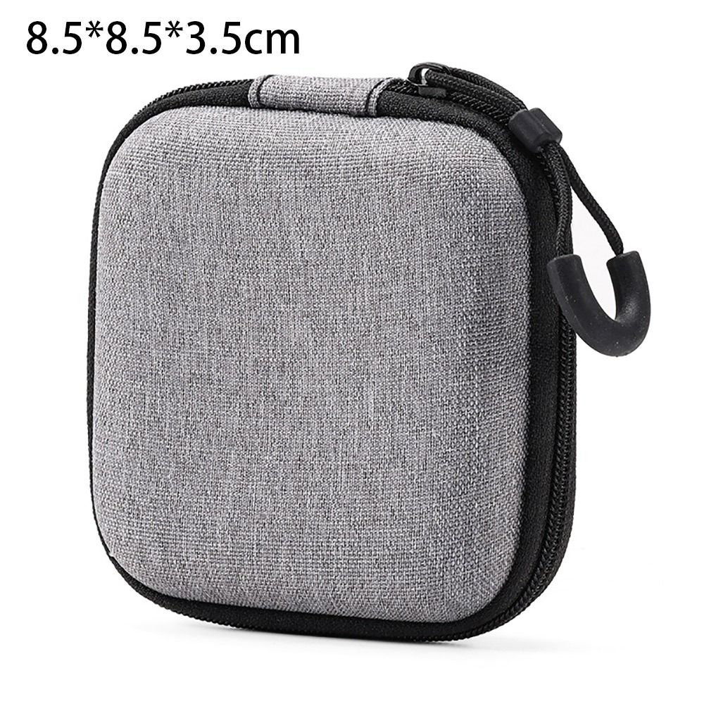 TK Bolsa de almacenamiento EVA para auriculares/teléfono/Cable de carga, funda para auriculares con cremallera, accesorios digitales portátiles, 1 Uds.