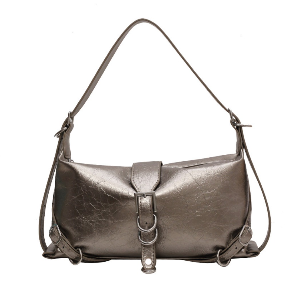 TK Bolso cruzado de cuero para mujer, bolsa de gran capacidad con cremallera, a la moda, Color liso