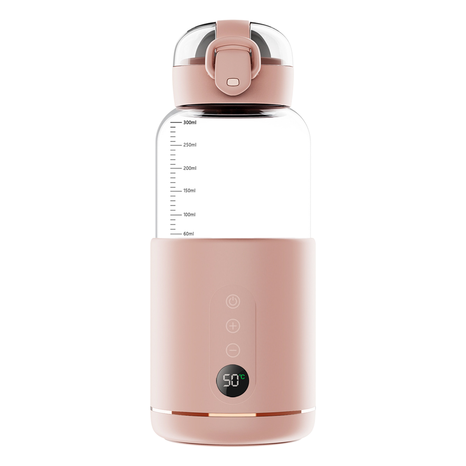 Calentador de agua con leche para Bebé, capacidad de 300ml, Precise Temperature Control, Batería integrada, inalámbrico, instantáneo