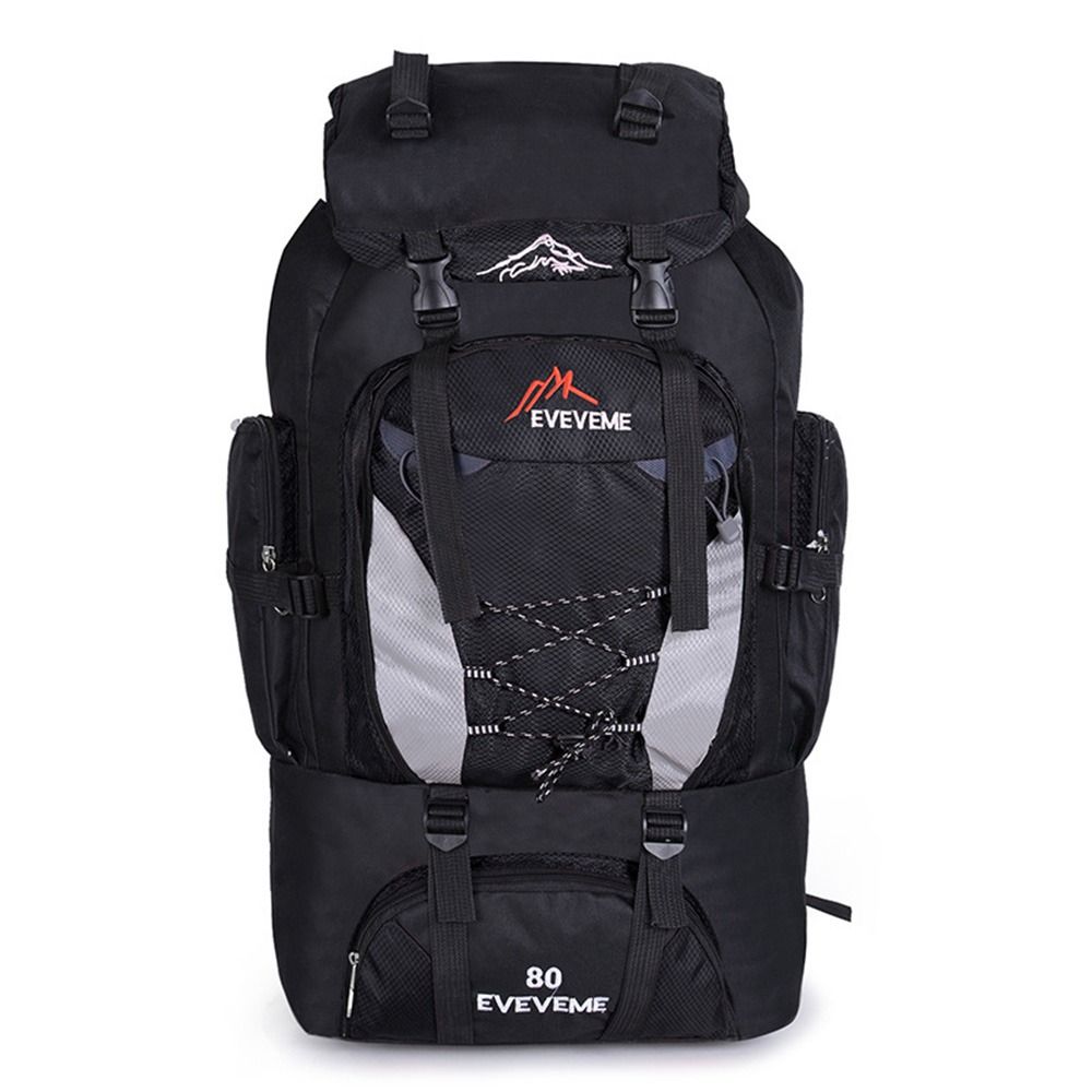 TK Mochila de senderismo impermeable para hombre, bolsa de equipaje de viaje para acampar, montañismo, escalada, accesorios al aire libre, 80L