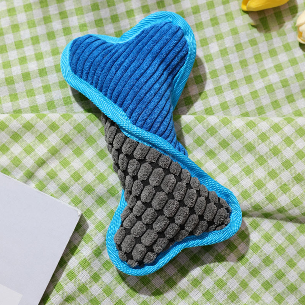 Juguete de Peluche de Dibujos Animados para Mascotas Pequeñas Muñeco de Perro y Gato con Sonido Interactivo para Limpieza de Dientes Recomendado para Todas las Raças de Perros y Gatos Hecho en China