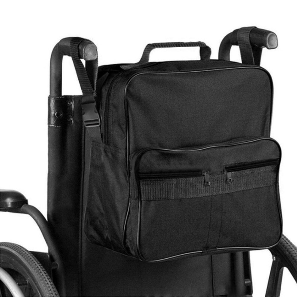 Bolsa de almacenamiento para Silla de gran capacidad con múltiples bolsos, Bolsa Colgante impermeable para Silla de gran capacidad con tapa, Bolsa portátil a parinete de Movilidad