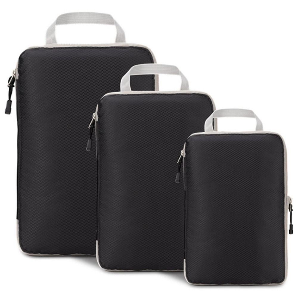 TK Nueva bolsa de almacenamiento de viaje comprimible, estuche de maquillaje portátil de gran capacidad, bolsa de ropa impermeable y resistente al desgaste