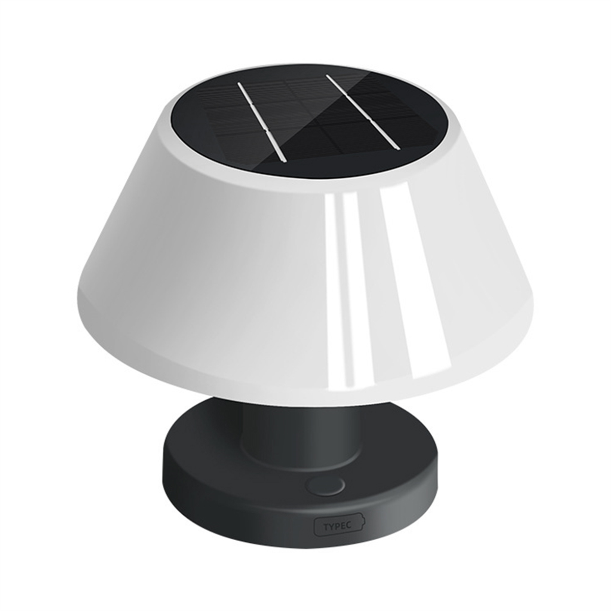 Lámpara Solar de mesa para exteriores, luz nocturna inalámbrica regulable, impermeable, para jardín, escritorio interior